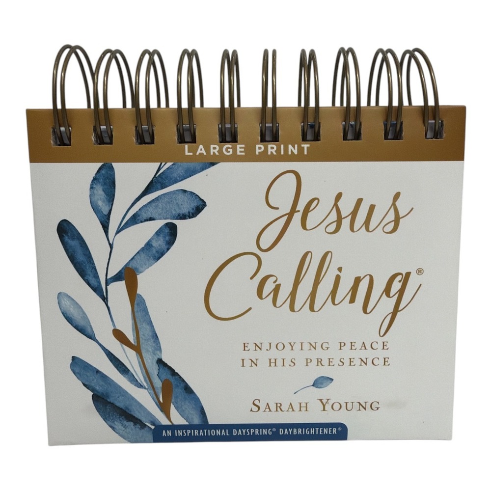 DaySpring Sarah Young's Jesus Calling Day Brightener Perpetual Calendar LG Print